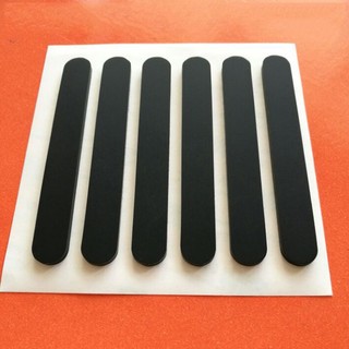 Độ dày 1,5 / 2mm Hình Bầu Dục Cao Su Chân Miếng Lót Chống Trơn Trượt Tự Dính Đen Thảm Silicon Nội Thất Thiết Bị Laptop Miếng Lót Chân