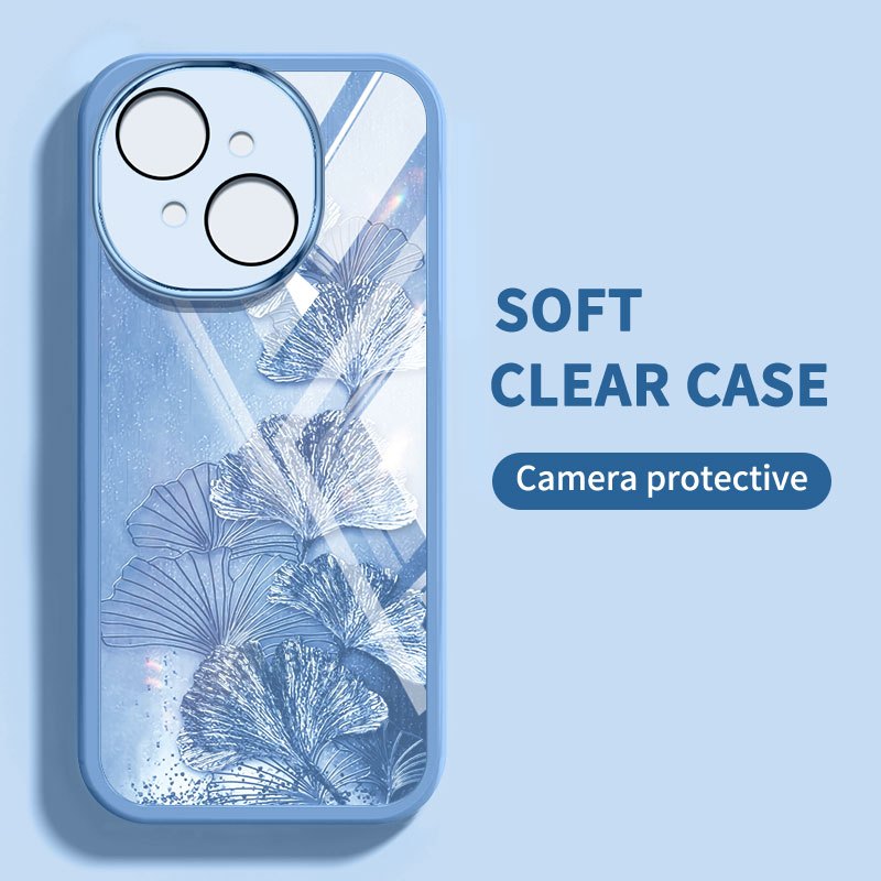 Vỏ lá phong đơn giản YBD cho ITEL A50C A06 Tecno Spark Go 1S Spark Go 1 2024 Tecno POP 9 KL4h Spark Go 2025 Vỏ đáy chống rơi trong suốt