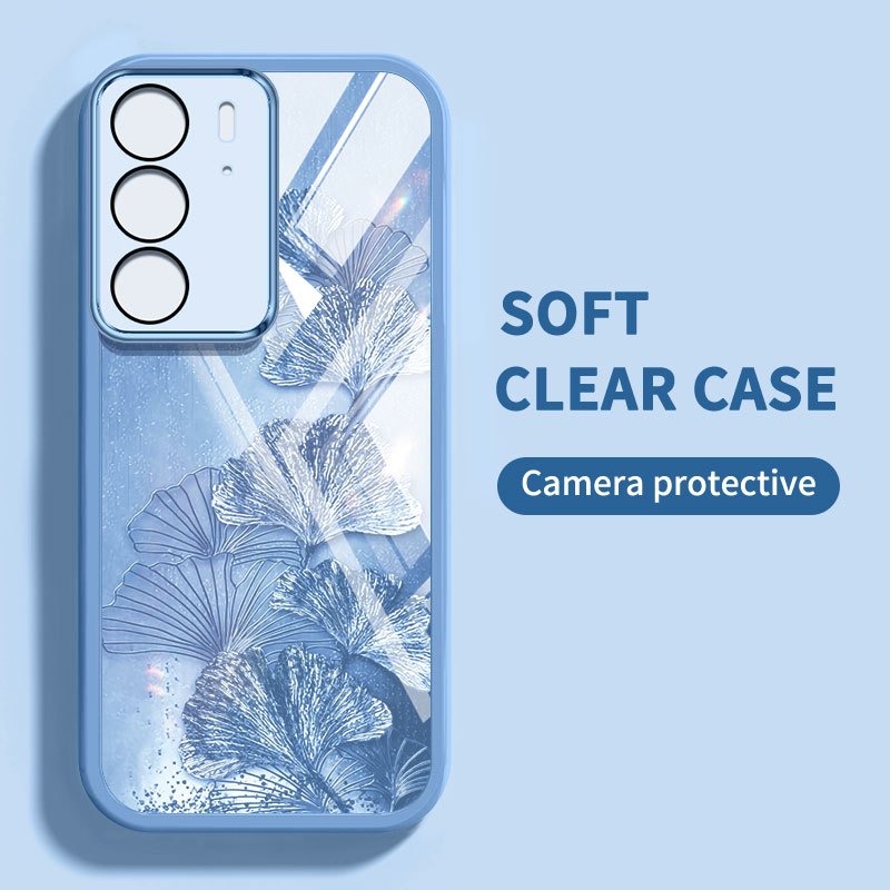 Vỏ Lá Phong Đơn Giản YBD Cho Realme C71 C65 C75 C75X 4G Realme 14X Vỏ Đáy Chống Rơi Trong Suốt