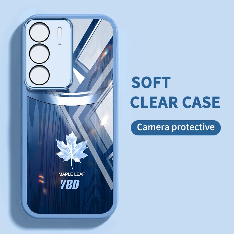 Vỏ Lá Phong Đơn Giản YBD Cho Realme C71 C65 C75 C75X 4G Realme 14X Vỏ Đáy Chống Rơi Trong Suốt