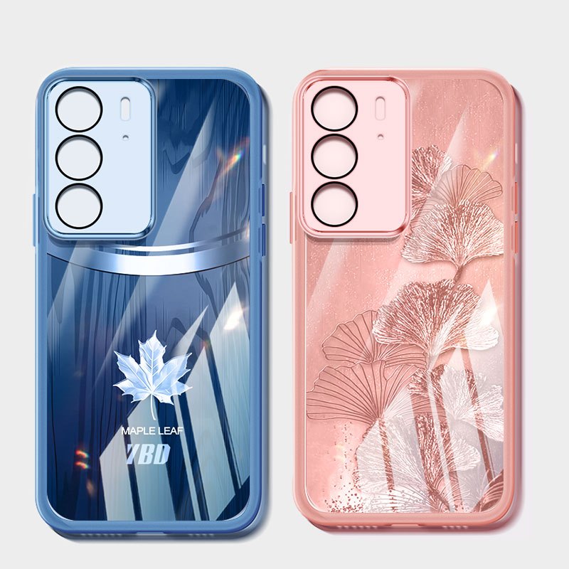 Vỏ Lá Phong Đơn Giản YBD Cho Realme C71 C65 C75 C75X 4G Realme 14X Vỏ Đáy Chống Rơi Trong Suốt