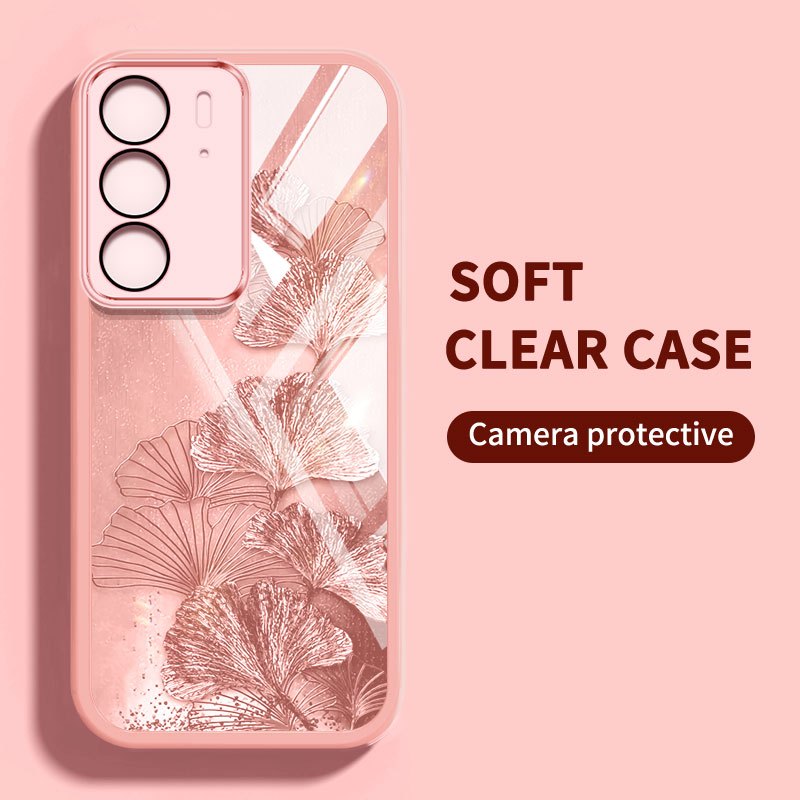 Vỏ Lá Phong Đơn Giản YBD Cho Realme C71 C65 C75 C75X 4G Realme 14X Vỏ Đáy Chống Rơi Trong Suốt