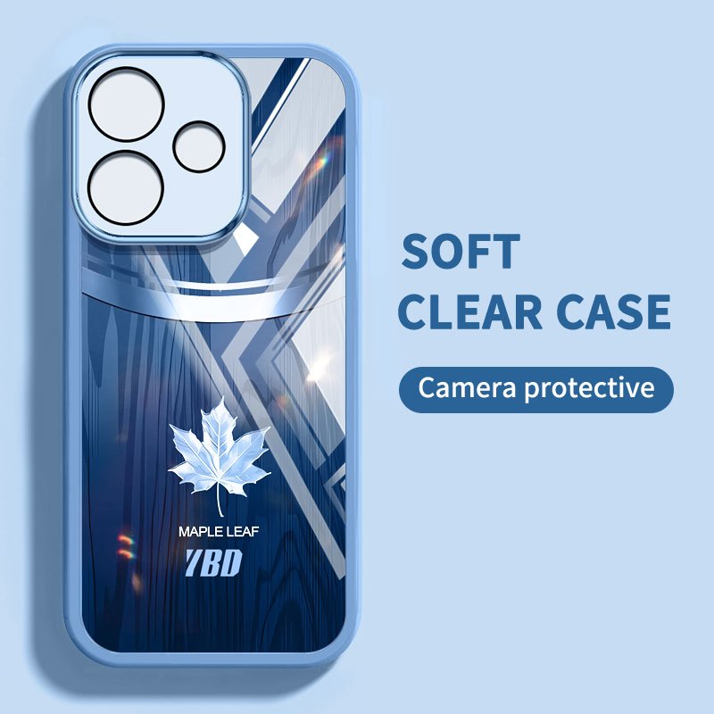 Vỏ Lá Phong Đơn Giản YBD Cho Realme C53 Realme Note 50 C51 C51S C55 Realme Narzo N53 N55 Vỏ Đáy Chống Rơi Trong Suốt