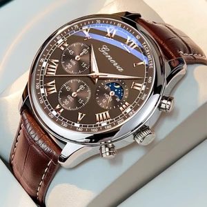 Đồng hồ nam Dây da phong cách thông thường dành cho nam cho đồng hồ