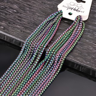 Vòng cổ không gây dị ứng chống nước không gây dị ứng Thép không gỉ mạ vàng 18K Phong cách đa năng Nhiều màu tùy chọn