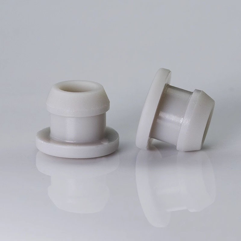 Màu Xám Trong Suốt Silicon Cao Su Lỗ Mũ Loại T Cắm Bao Snap-on Gioăng Trống Cuối Nắp Niêm Phong Nút Chặn 2.5-50.6mm