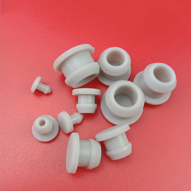 Màu Xám Trong Suốt Silicon Cao Su Lỗ Mũ Loại T Cắm Bao Snap-on Gioăng Trống Cuối Nắp Niêm Phong Nút Chặn 2.5-50.6mm