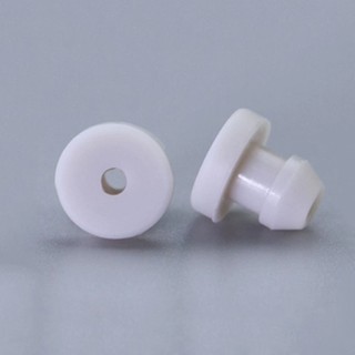 Xám / Trong Suốt Cao Su Silicon Snap-on Grommet Lỗ Cắm Dây Điện Cáp Bảo Vệ Bushing