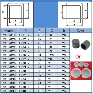 Cao Su Silicon Tròn Mũ Bụi Niêm Phong Trống Cuối Chặn Bảo Vệ Cho Ống Ống Nội Thất Miếng Lót Trắng / Đen