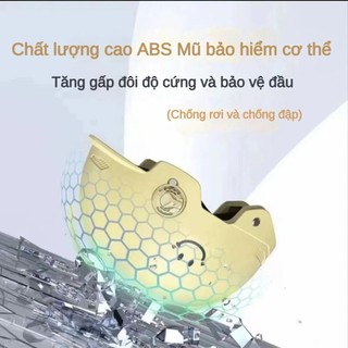 Mùa Hè Đi Xe Chống Tia Cực tím Xe Điện Mũ Bảo Hiểm Nam Nữ Bốn Mùa Đa Năng Xe Máy Nửa Mũ Bảo Hiểm
