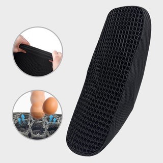 SEAMETAL Xe Máy 3D Lưới Vải Chống Trượt Miếng Lót Thoáng Khí Chống Nắng Có Lưới Đệm Xe Tay Ga Ghế Xe Đạp Điện Bọc Ghế