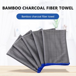 Vải làm sạch bằng sợi Carbon SEAMETAL - Vải đa năng siêu thấm cho bát đĩa Ô tô thủy tinh Cốc không chứa xơ
