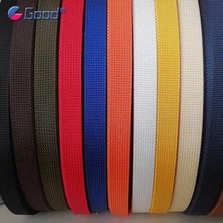Chiều rộng 10mm Polyester Ruy băng Túi Webbing Nylon Webbing Ba lô Dây đai DIY Thú cưng Phụ kiện may vá
