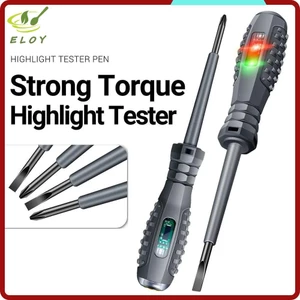 Bút thử điện , tuốc nơ vít dụng cụ điện cảm ứng thông minh, đa chức năng với chỉ báo Zero Máy dò trực tiếp Bút cảm biến điện áp từ / Bút cảm biến điện áp chéo Hộ a đình VN