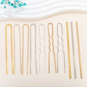 Phụ kiện mũ nón cổ bằng kim loại Tấm kẹp tóc hình chữ U DIY làm bằng tay