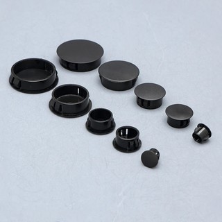 Nhựa Đen Chụp Trên Lỗ Cắm Mũ Cáp Treo Tường Bàn Có Nội Thất Tròn Lỗ Bung 5 6--12 13 14 15 16 18-20 22 25 28 30-50mm