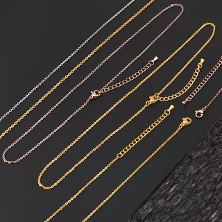 Vòng cổ chống mồ hôi bằng thép không gỉ mạ vàng 18K Ba màu