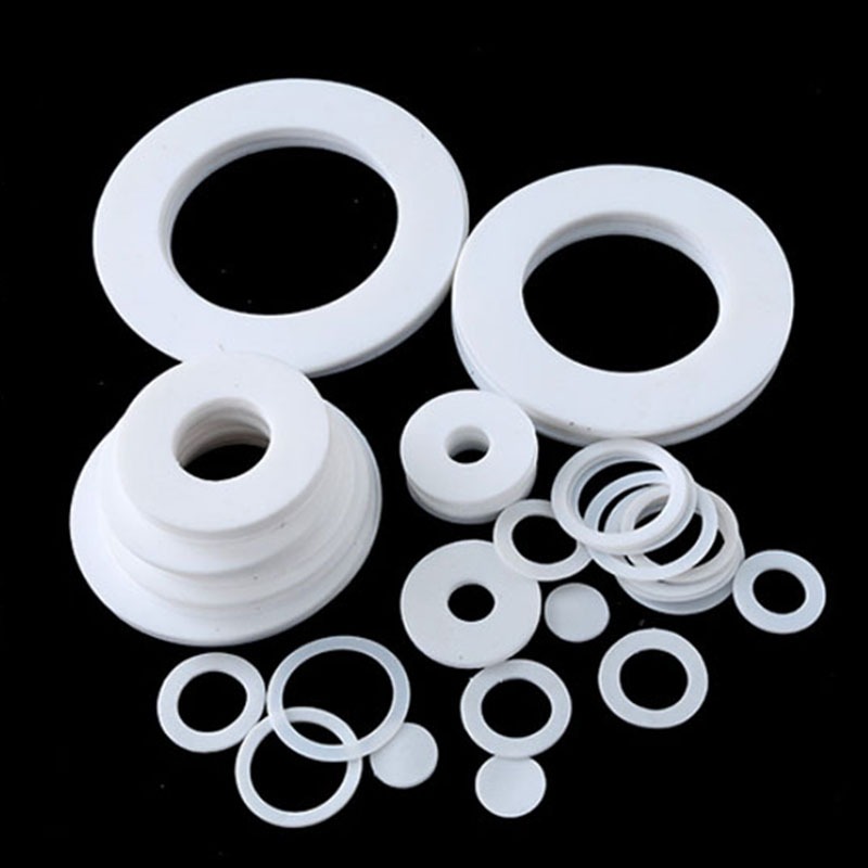 Vòng đệm PTFE Độ dày 2mm / 3mm Vòng đệm chữ O bằng PTFE phẳng cho công nghiệp, hệ thống nước