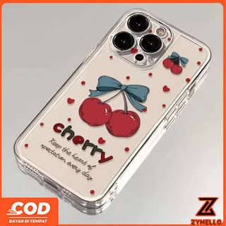 Ốp Lưng Cho Honor X9C X7C X8C X6B X8B X6A X7A X7B X9B Đơn Giản Tình Yêu Anh Đào Trong Suốt Chống Sốc TPU Ốp Lưng Điện Thoại