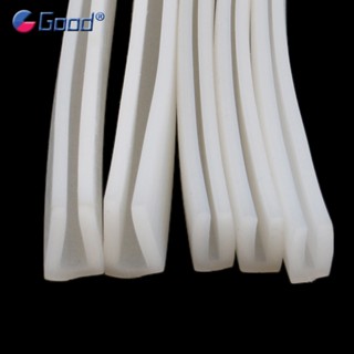 Cao Su Silicon Mờ Hình Chữ U Dải Con Dấu Trong Suốt Cách Âm Tiếng Ồn Chống Va Chạm CAO Cho Thủy Tinh Kim Loại Gỗ Dải Thời Tiết