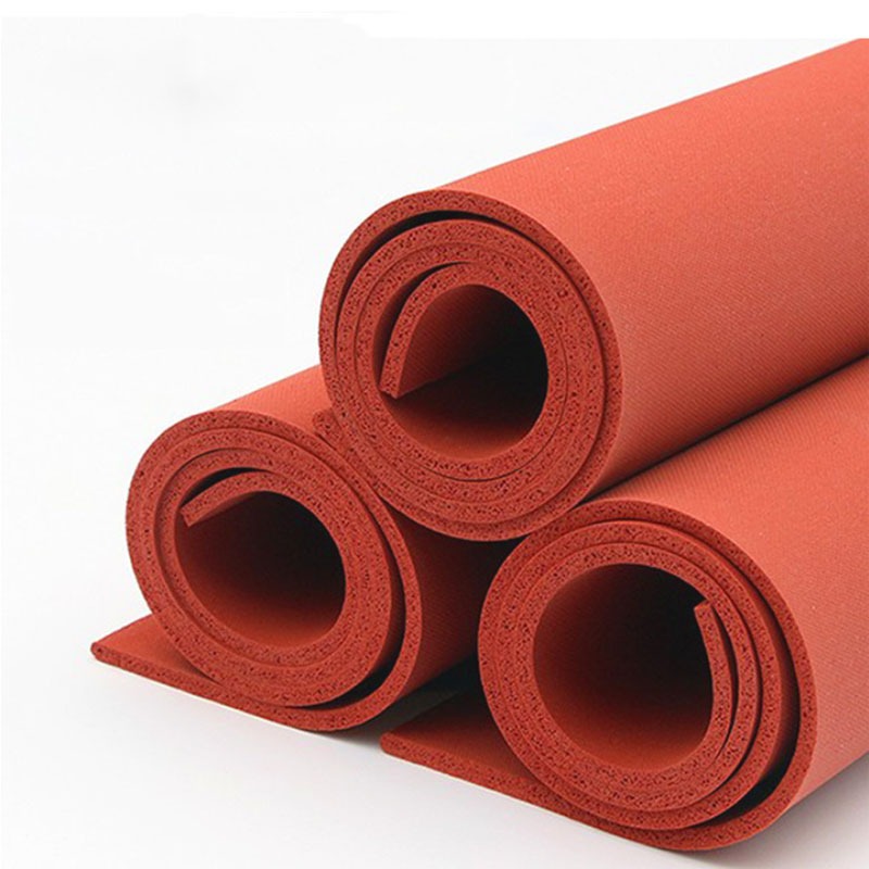 Thảm xốp silicon màu đỏ Thảm ép nhiệt Tấm lót chịu nhiệt độ cao Độ dày 1 / 2 / 3 / 5 / 8 / 10 / 20mm