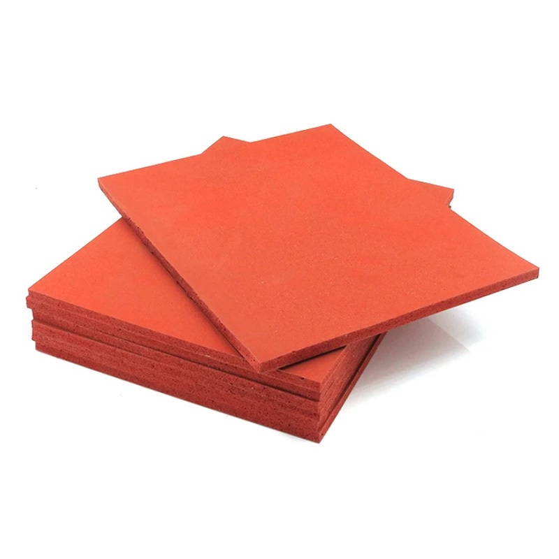 Thảm xốp silicon màu đỏ Thảm ép nhiệt Tấm lót chịu nhiệt độ cao Độ dày 1 / 2 / 3 / 5 / 8 / 10 / 20mm
