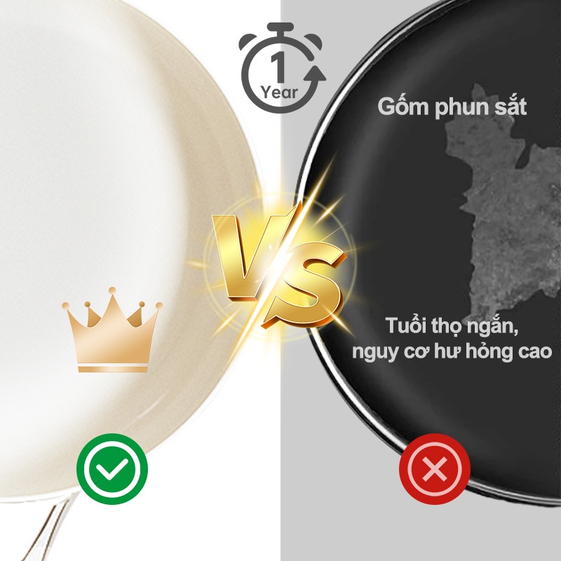 Chảo chống dính TJean 26cm dập nguyên khối