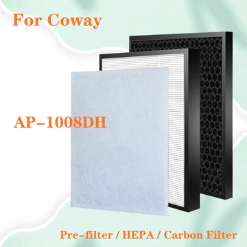 Dành cho máy lọc không khí Coway AP-1008DH AP1008DH Bộ lọc HEPA thay thế và Bộ lọc than hoạt tính