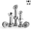 Bộ kết hợp đai ốc vít đầu phẳng Phillips Countersunk Head Flat Elastic Washer Bolt Daquan M4M5M6