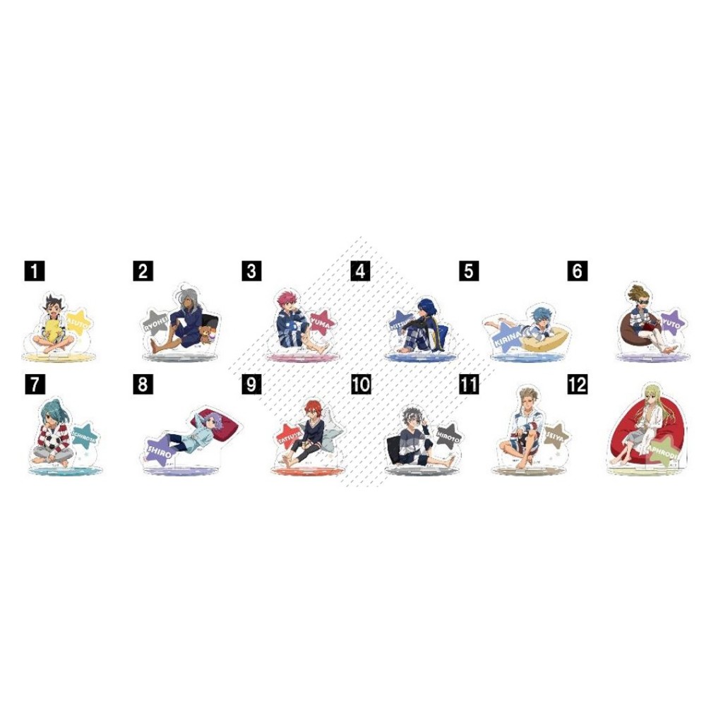 Bộ sưu tập chân đế Acrylic Inazuma Eleven - Ryoma Nishikage Asuto Inamori Anime Hình Merch để làm quà tặng