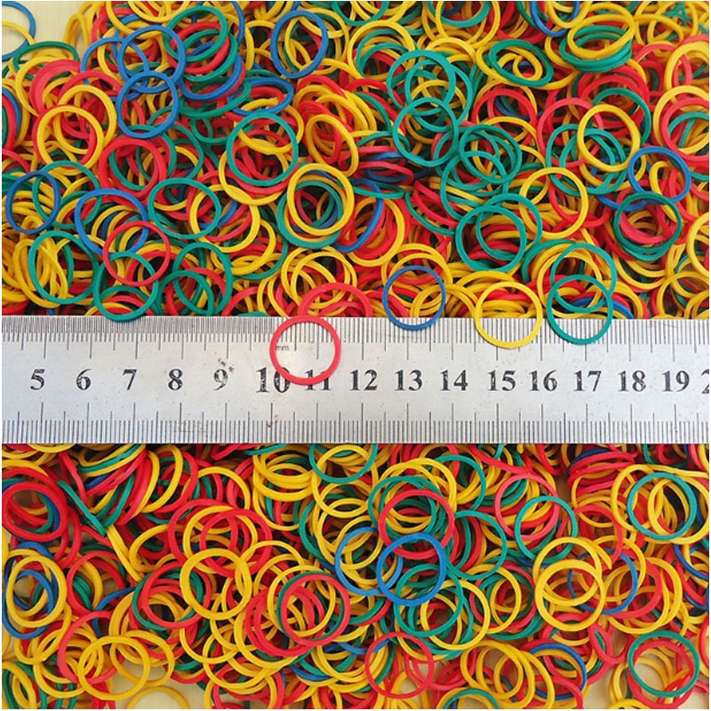 100 / 200 Chiếc Dây Cao Su Nhiều Màu Cho Đồ Dùng Văn Phòng Trường Học Dây Cao Su Co Giãn Tại Nhà