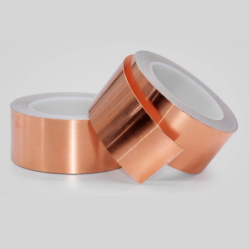 Băng keo đồng dẫn điện 5 / 8 / 10 / 15 / 20 / 25 / 30 / 40 / 50 / 60mm Băng keo đồng một mặt