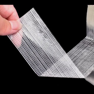 Băng Sợi Sọc Bộ Pin Lithium Bọc Cách Nhiệt Băng Sợi Thủy Tinh Trong Suốt Một Mặt Dính Cói Bao Bì Cố Định