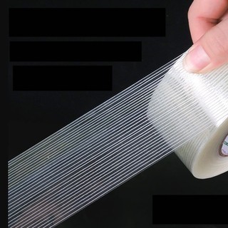 Băng Sợi Sọc Bộ Pin Lithium Bọc Cách Nhiệt Băng Sợi Thủy Tinh Trong Suốt Một Mặt Dính Cói Bao Bì Cố Định