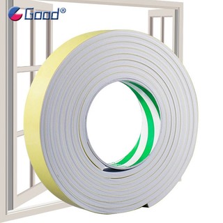 Cao Su Trắng Bọt Biển Cửa Sổ Cói Dải Chống Thấm Nước Cách Âm Tự Dính Miếng Lót Chống Va Chạm Bọt EVA Băng Một Mặt