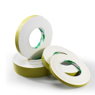 Cao Su Trắng Bọt Biển Cửa Sổ Cói Dải Chống Thấm Nước Cách Âm Tự Dính Miếng Lót Chống Va Chạm Bọt EVA Băng Một Mặt