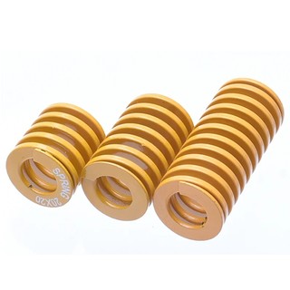 Màu Vàng Nhỏ Tải Khuôn Lò Xo Nén Lò Xo Đường Kính Ngoài 16 18 20 22mm Chiều Dài 20 25 30 35 40 45 50 55 60 - 300mm