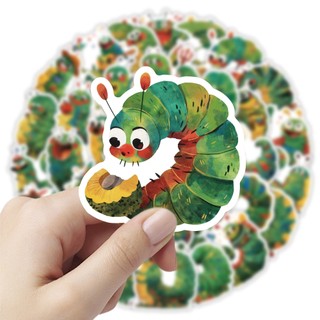 53 Chiếc Sâu Bướm Động Vật Graffiti Hoạt Hình Miếng Dán DIY Laptop Điện Thoại Hành Lý Cốc Chống Thấm Nước Miếng Dán