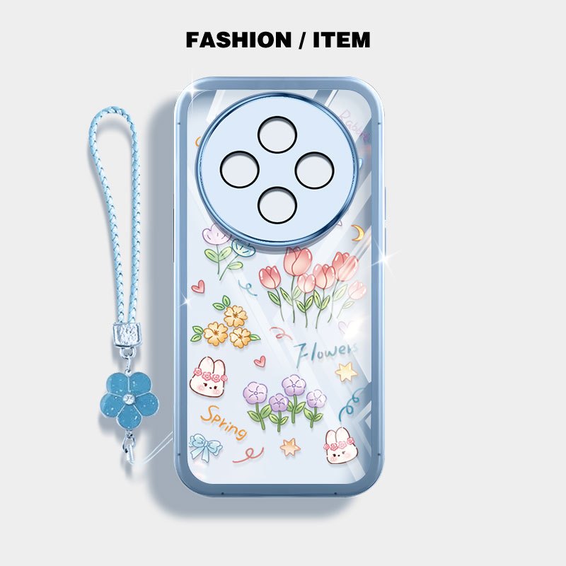 Ốp Điện Thoại YBD INS Cho Tecno Spark 30C NFC 4G kl5 kl5n Vỏ Bó Hoa Tulip Nhỏ