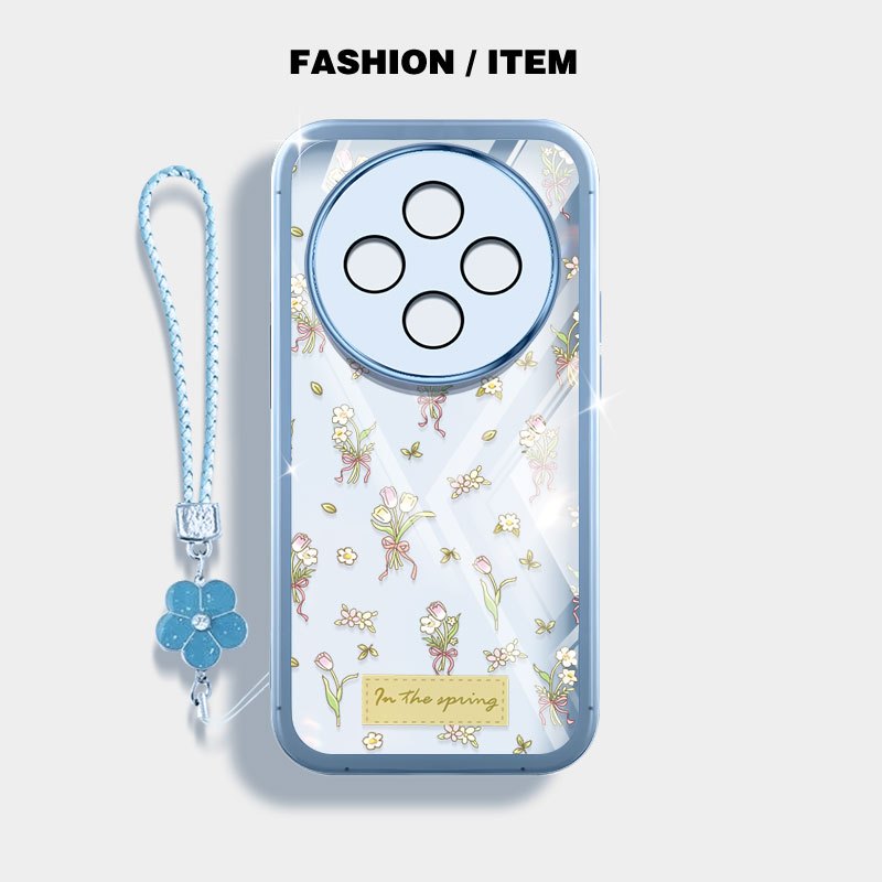 Ốp Điện Thoại YBD INS Cho Tecno Spark 30C NFC 4G kl5 kl5n Vỏ Bó Hoa Tulip Nhỏ