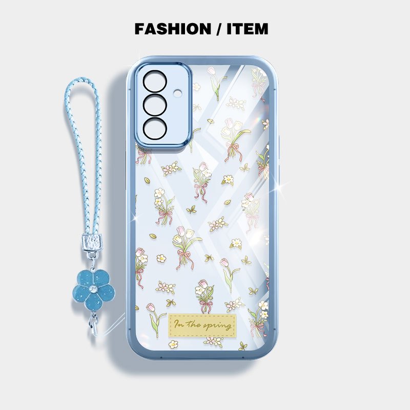 Ốp Điện Thoại YBD INS Cho Samsung Galaxy A52S A52 A23 A32 M32 A33 A53 A530 A72 A73 5G Vỏ Hoa Tulip Nhỏ