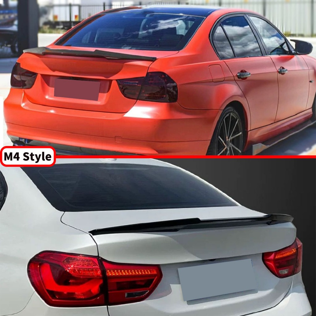 Racing Sport M4 MP PSM Phong cách Cánh lướt gió phía sau Cánh đuôi Air Dam Deflector, Dành cho BMW 3 Series F30 F31 2013 2014 2015 2016 2017 2018 như 335i 328i 330i 340i 320d 330d, Body Kit Tunin