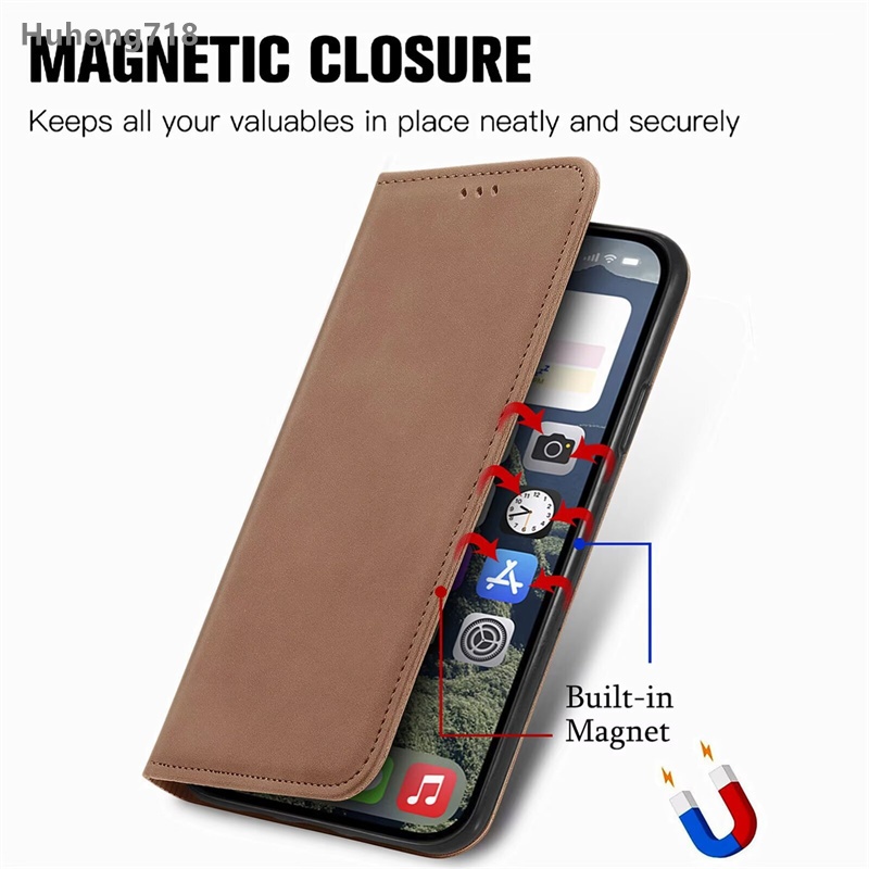 Ốp Lưng Cho Redmi Note 12 Turbo 13 14 Pro Plus 12R 13R 14S 4G 5G Ví Da Flip Cover
