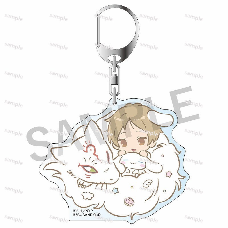 Natsume Yuujinchou Acrylic Đứng Móc Khóa Natsume Takashi Fan-made Anime Merch Hình Dễ Thương Sưu Tập