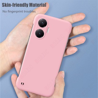 Ốp Điện Thoại Mỏng Mỏng Không Khung Tương Thích Cho Redmi Turbo 4 Pro Vỏ PC Cứng Đơn Giản Bảo Vệ Màu Kẹo Ốp Lưng SWBK01