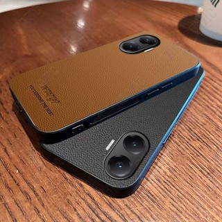 Ốp Điện Thoại Da PU Retro Tương Thích Cho Redmi Turbo 4 Pro Sang Trọng Mềm TPU Phong Cách Kinh Doanh Camera Bảo Vệ Mặt Sau NY01