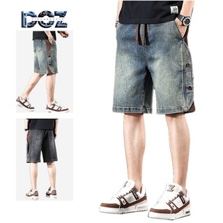 Quần Jean Nam DICHUANGZHE Quần Short Retro Thẳng Thường Ngày