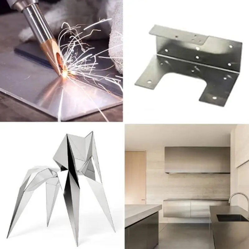 Tấm vuông bằng thép không gỉ 304 Độ dày 0,5mm 0,8mm 1mm 1,5mm 2mm 3mm