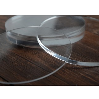 Tấm Acrylic trong suốt tròn Tấm nhựa Plexglass Dia 10mm-200mm Độ dày 1 2 3 4 5 6 8 10mm