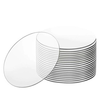 Tấm Acrylic trong suốt tròn Tấm nhựa Plexglass Dia 10mm-200mm Độ dày 1 2 3 4 5 6 8 10mm